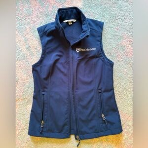 Port Authority Women's Dark Blue Vest Ft Penn Medicine Logo